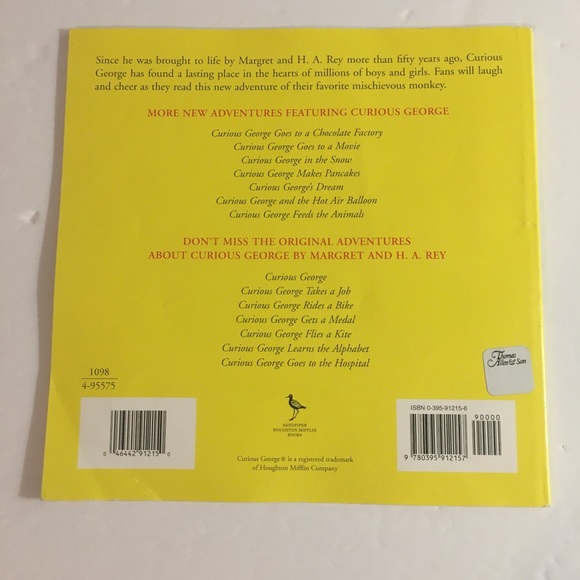 Curious George Paperback Book Lot from the 90’s - Picture 11 of 14